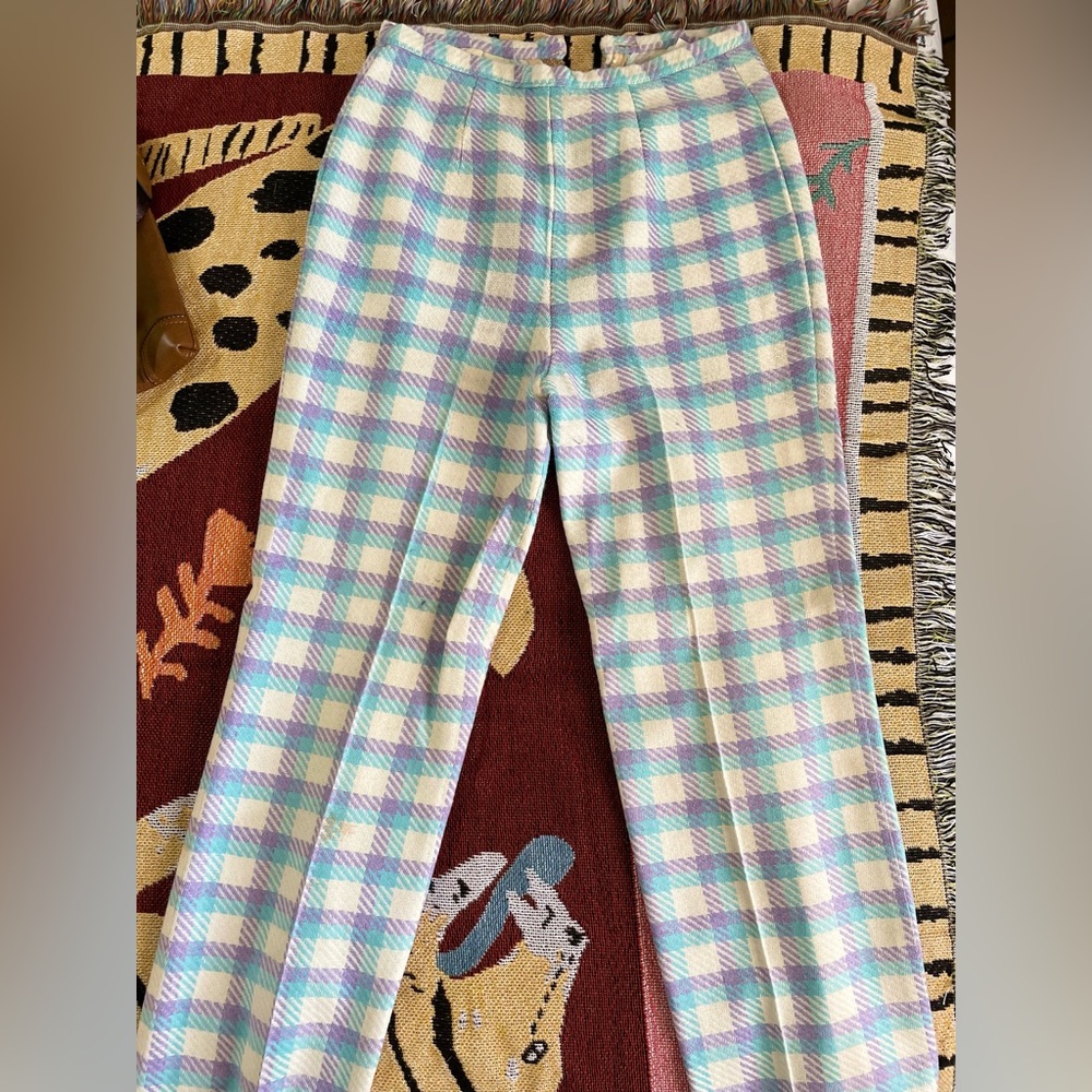 Unique, handmade, tweed vintage slacks - Picture 5 of 6